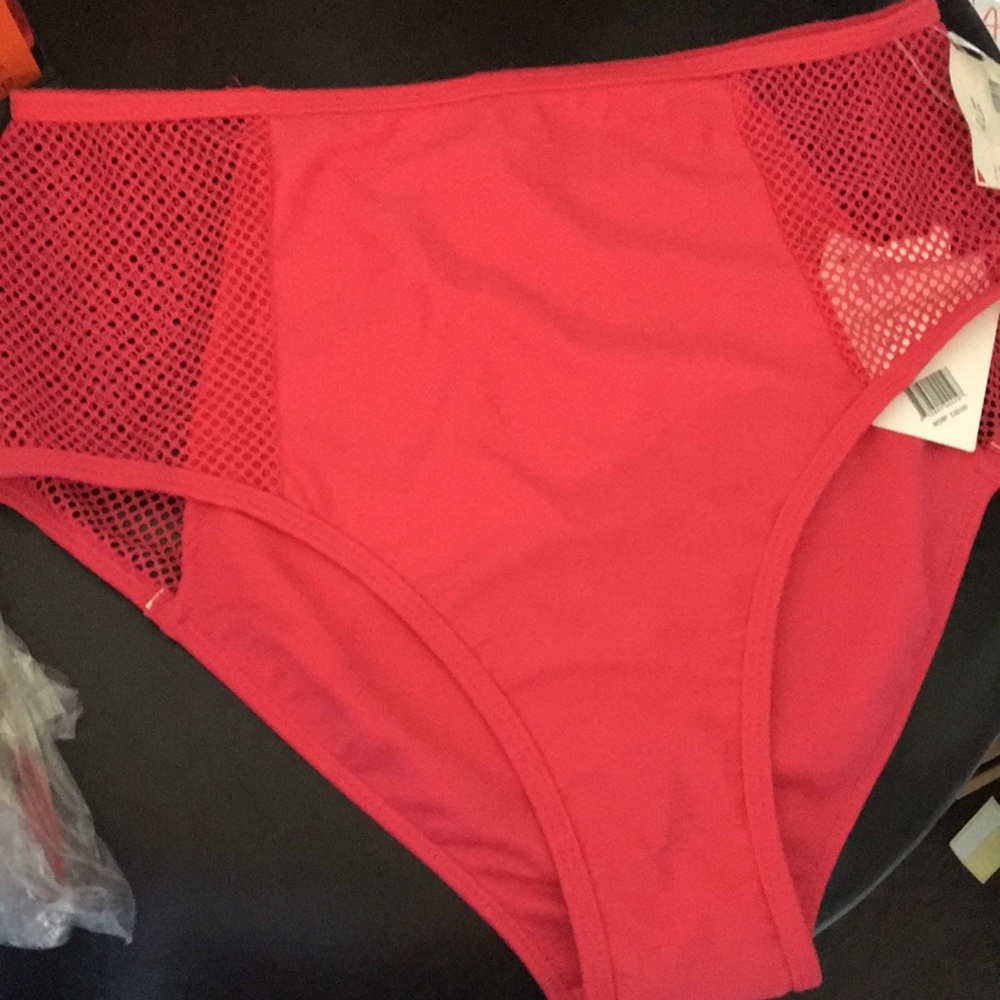 Hot Pink Sexy Bathing Suit Bottom see thru sides